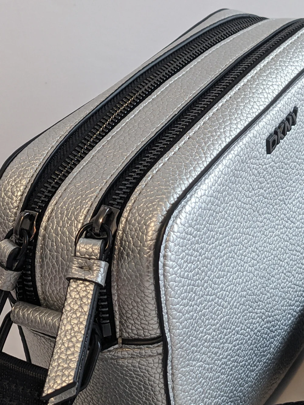DKNY Silver Crossbody Camera Bag - Picture 2 of 8